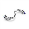 RichandRare--TANZANITE, ONYX AND DIAMOND BANGLE